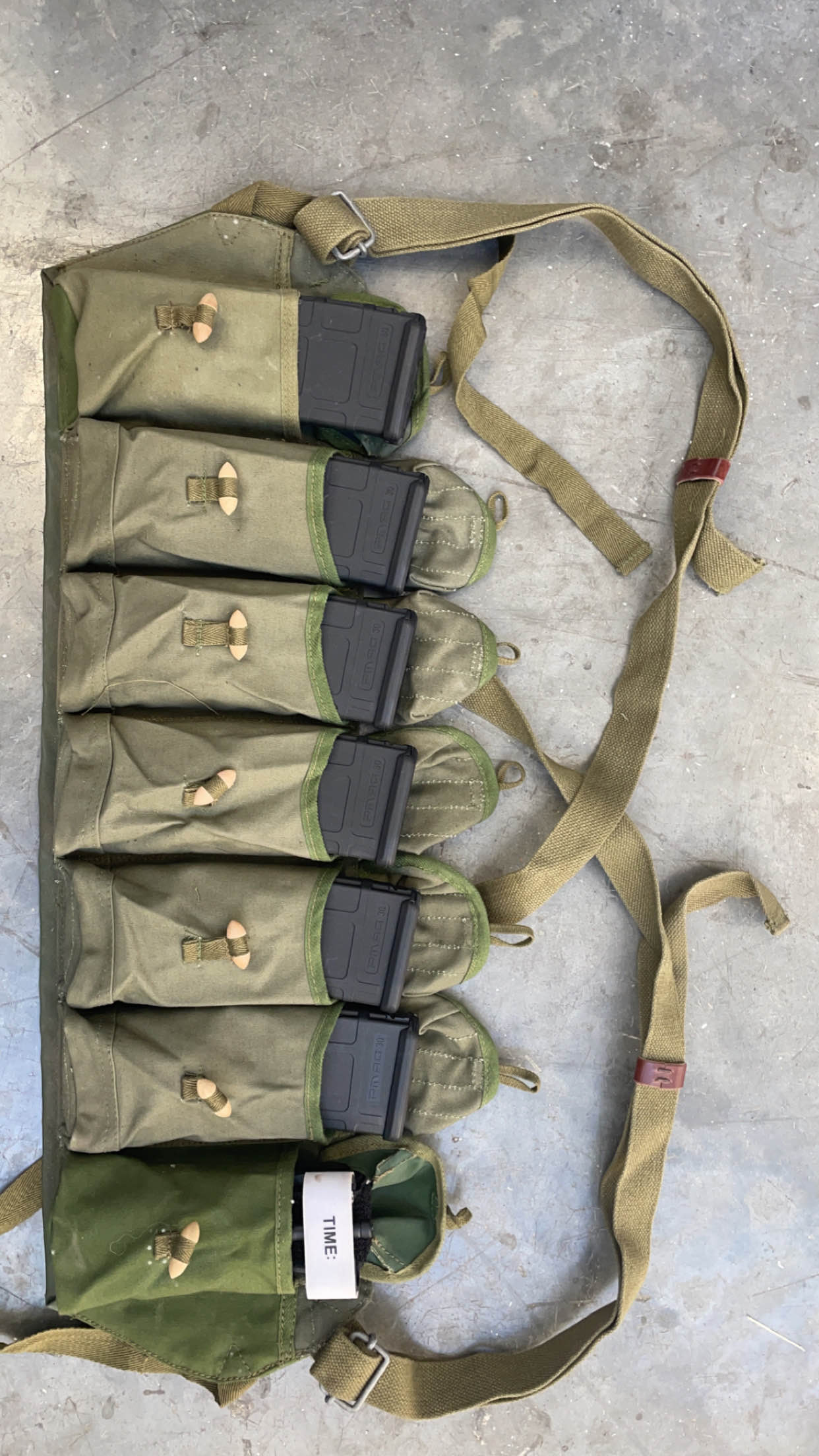 Genuine Chicom Type 63 7 Slot Chest Rig